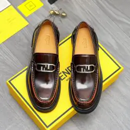 fendi cuir chaussures pour homme s_1220970